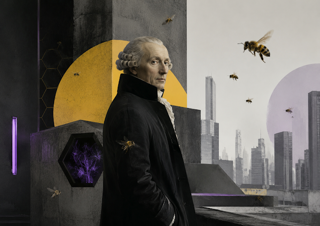 Kant među pčelama, ilustracija za Oblak Kaktusa