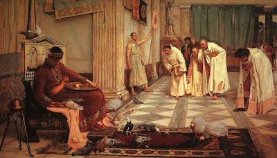 Džon Vilijam Voterhaus, Miljenici cara Honorija, 1883.